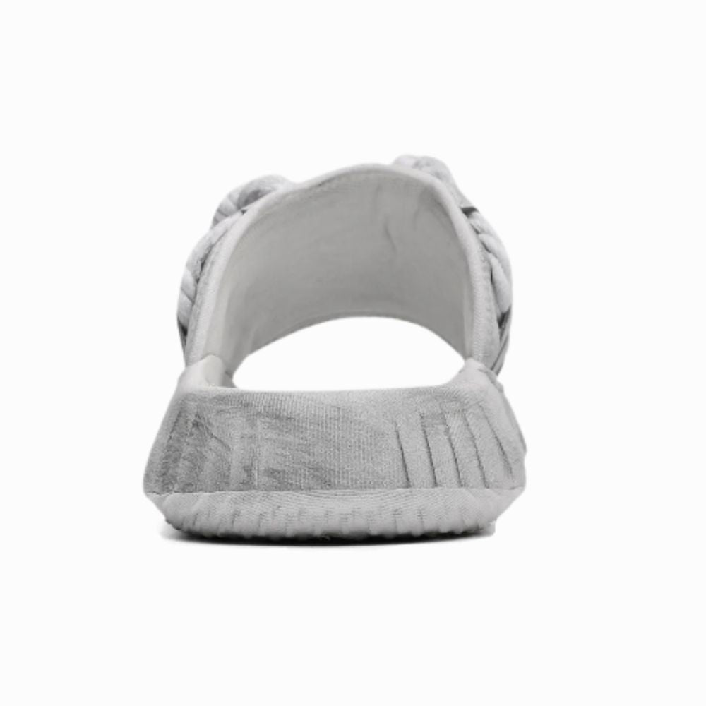 Gray slide sandal on a white background